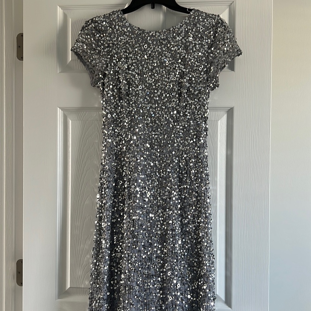 Adrianna Papell Sequin maxi dress